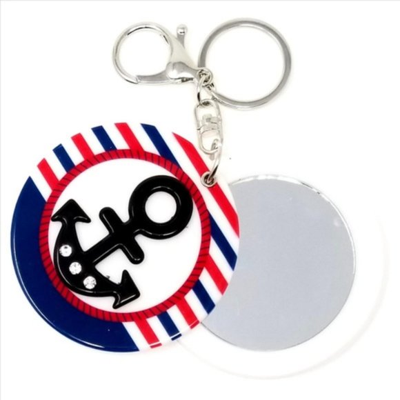 Anchor Keychain with Mirror - Picture 7 of 7